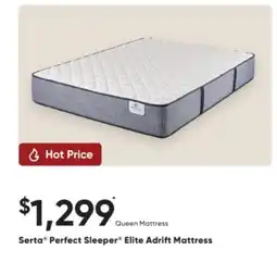 Sleep Country Serta Perfect Sleeper Elite Adrift Mattress offer