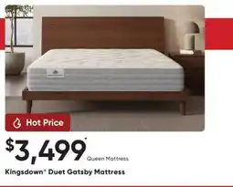 Sleep Country Kingsdown Duet Gatsby Mattress offer