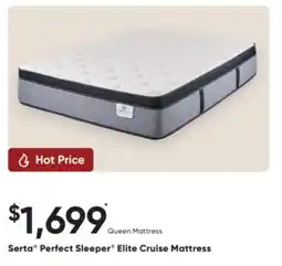 Sleep Country Serta Perfect Sleeper Elite Cruise Mattress offer