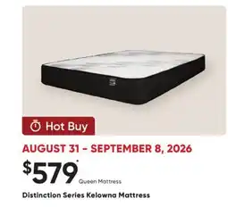 Sleep Country Distinction Series Kelowna Mattress offer