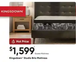 Sleep Country Kingsdown Studio Brio Mattress offer