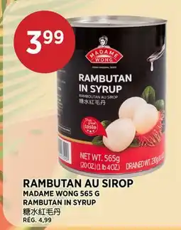 Kim Phat MADAME WONG RAMBUTAN IN SYRUP offer