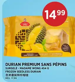 Kim Phat MADAME WONG FROZEN SEEDLESS DURIAN offer