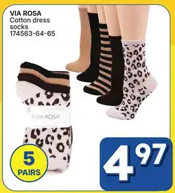 Rossy VIA ROSA Cotton dress socks offer
