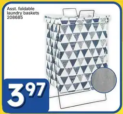 Rossy Asst. foldable laundry baskets offer