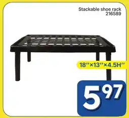 Rossy Stackable shoe rack offer