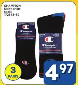Rossy CHAMPION Men's ankle socks offer