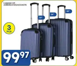 Rossy Luggage set offer