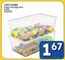 Rossy TUFF STORE Clear storage box offer