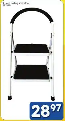 Rossy 2-step folding step stool offer