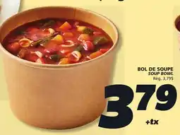 IGA SOUP BOWL offer