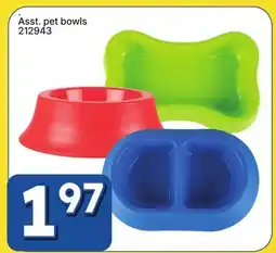 Rossy Asst. pet bowls offer