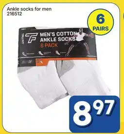 Rossy TRU FIT Ankle socks for men offer