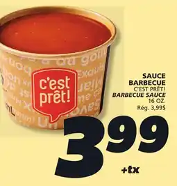IGA C'EST PRÊT! BARBECUE SAUCE offer