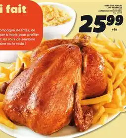 IGA BARBECUED CHICKEN MEAL offer