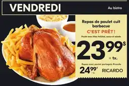 IGA Poulet avec frites fraîches, sauce et salade offer