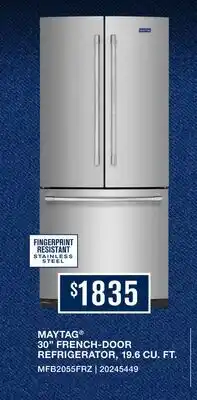 Leon's MAYTAG PROFESSIONAL DOOR REFRIGERATOR offer