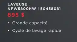 Leon's Amana Laveuse à chargement frontal 5,0 pi³ CEI blanc NFW5800HW offer