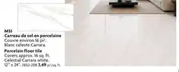 Home Hardware Porcelain floor tile offer