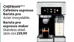 Home Hardware Barista pro espresso maker offer