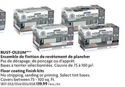Home Hardware Floor coating finish kits offer