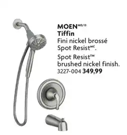 Home Hardware Spot Resist brushed nickel finish offer