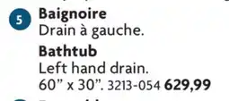 Home Hardware Olio AcrylX Bathtub offer