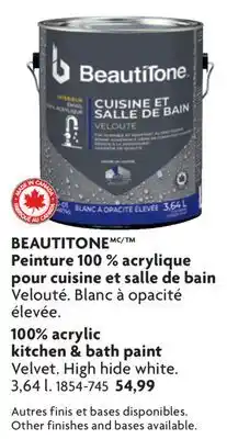 Home Hardware 100% acrylic kitchen & bath paint offer
