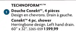 Home Hardware TECHNOFORM MC Douche Conekt MC offer