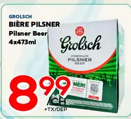 Marche Salaberry GROLSCH BIÈRE PILSNER offer