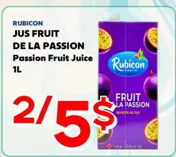 Marche Salaberry RUBICON JUS FRUIT DE LA PASSION offer