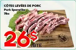 Marche Salaberry CÔTES LEVÉES DE PORC offer
