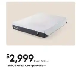 Dormez Vous TEMPUR Prima Orange Mattress offer
