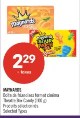 Pharmaprix MAYNARDS Theatre Box Candy offer