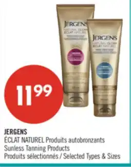 Pharmaprix JERGENS ECLAT NATUREL Sunless Tanning Products offer