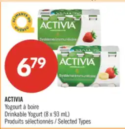 Pharmaprix ACTIVIA Drinkable Yogurt offer