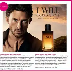 Pharmaprix Giorgio Armani I WILL Eau de Parfum offer