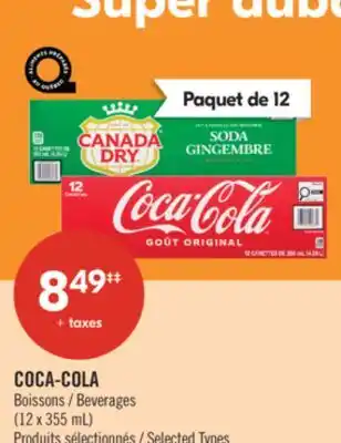 Pharmaprix COCA-COLA Beverages offer