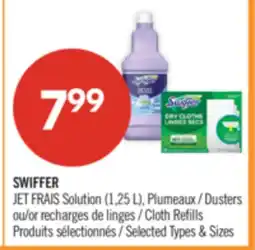 Pharmaprix SWIFFER JET FRAIS (1,25 L), Dusters or Cloth Refills offer