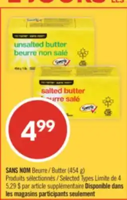 Pharmaprix NO NAME Butter offer
