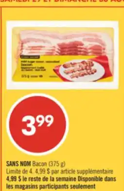 Pharmaprix NO NAME Bacon offer