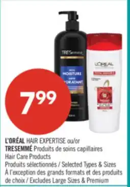 Pharmaprix L'ORÉAL HAIR EXPERTISE or TRESEMMÉ Hair Care Products offer