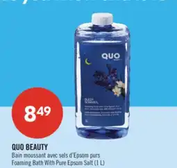 Pharmaprix QUO BEAUTY Foaming Bath With Pure Epsom Salt offer