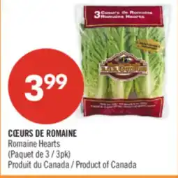 Pharmaprix Romaine Hearts offer