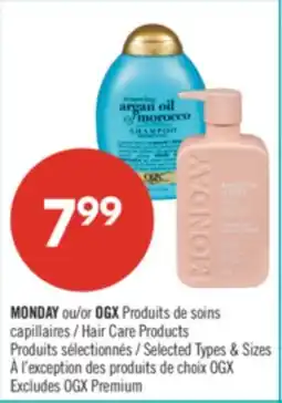 Pharmaprix MONDAY or OGX Hair Care Products offer