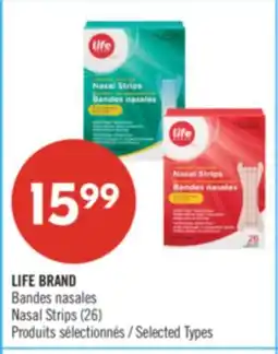 Pharmaprix LIFE BRAND Nasal Strips offer