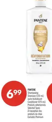 Pharmaprix PANTENE Shampoo (530 mL) or revitalisant Conditioner (476 mL) offer