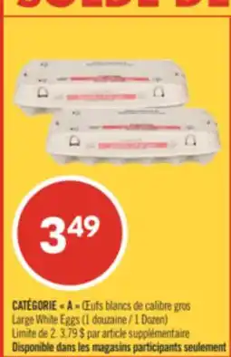 Pharmaprix Large White Eggs offer