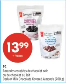 Pharmaprix PC Dark or Milk Chocolate Covered Almonds offer