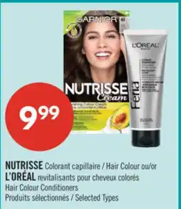 Pharmaprix NUTRISSE Hair Colour or L'ORÉAL Hair Colour Conditioners offer